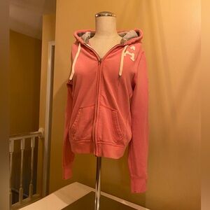 Abercrombie & Fitch Pink Jacket hoodie zippy
